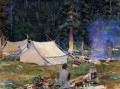 Camping au lac OHara John Singer Sargent